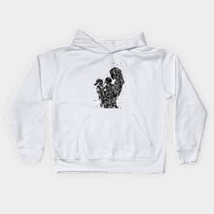 Mother and twins Kids Hoodie